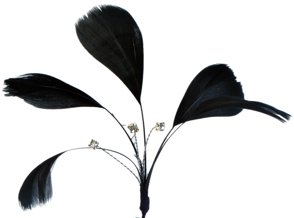 Tweetie Feather Accents - Black