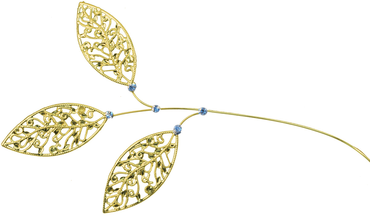 Lacey Leaves - Gold (23cm Long)