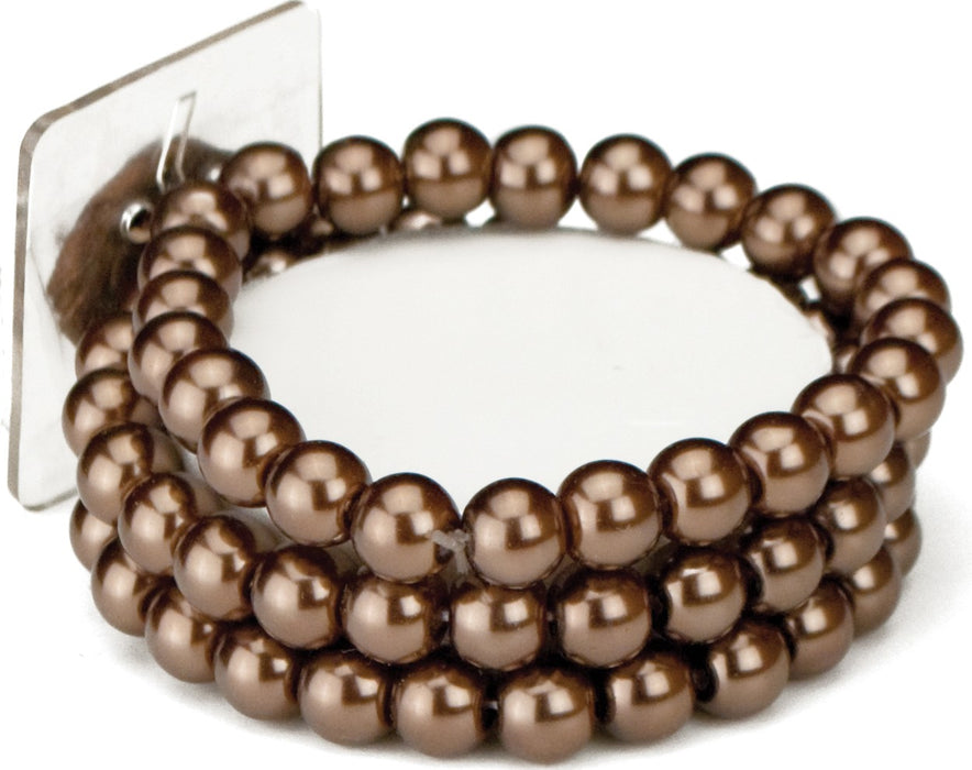 Avery Flower Bracelet-Brown