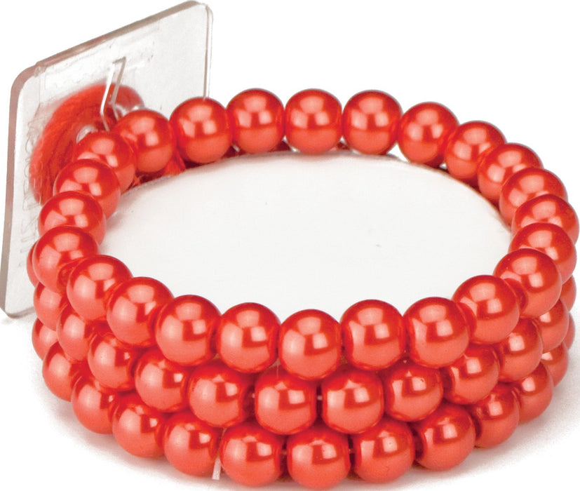 Avery Flower Bracelet-Red