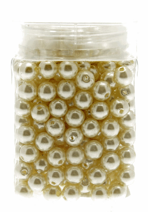 8mm Pearl - Cream (150g, Approx 624 Pcs Per Pk)