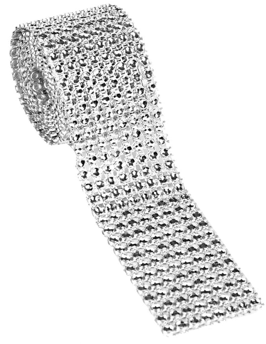 Amazing Wraps - River of Diamonds - Silver (98cm long x 3cm wide)