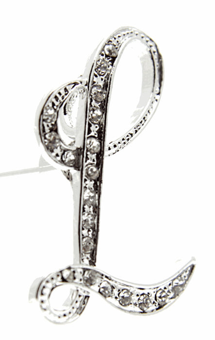 Monogram Letters L - Silver (15cm pin)