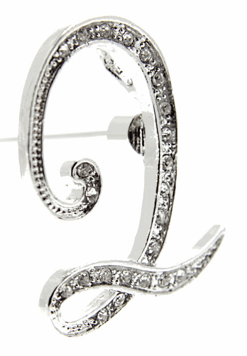 Monogram Letters Q - Silver