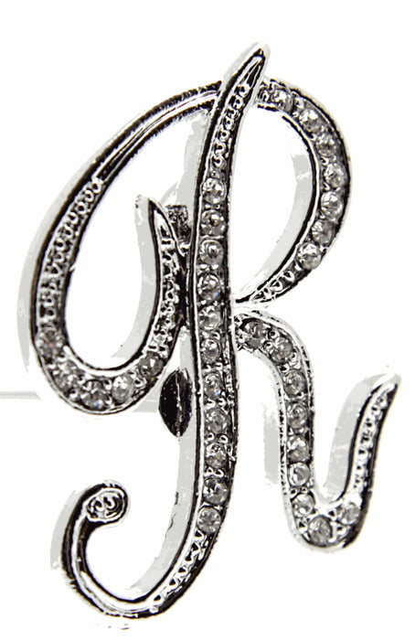 Monogram Letters R - Silver (15cm pin)