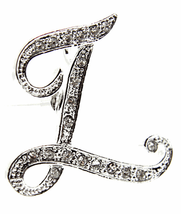 Monogram Letters Z - Silver (15cm pin)