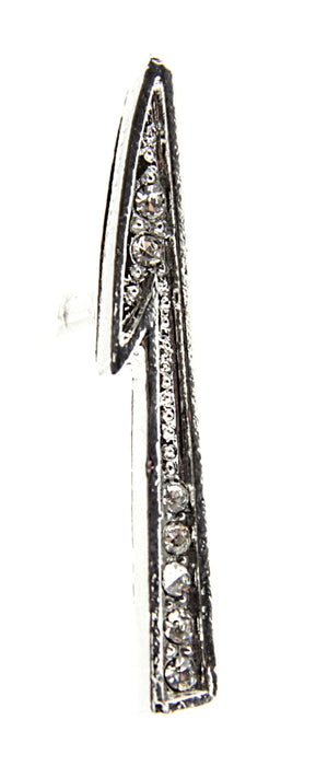 Monogram Numbers 1 - Silver (15cm pin)