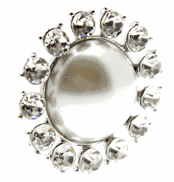 Beaming Pearl Brooch Pin