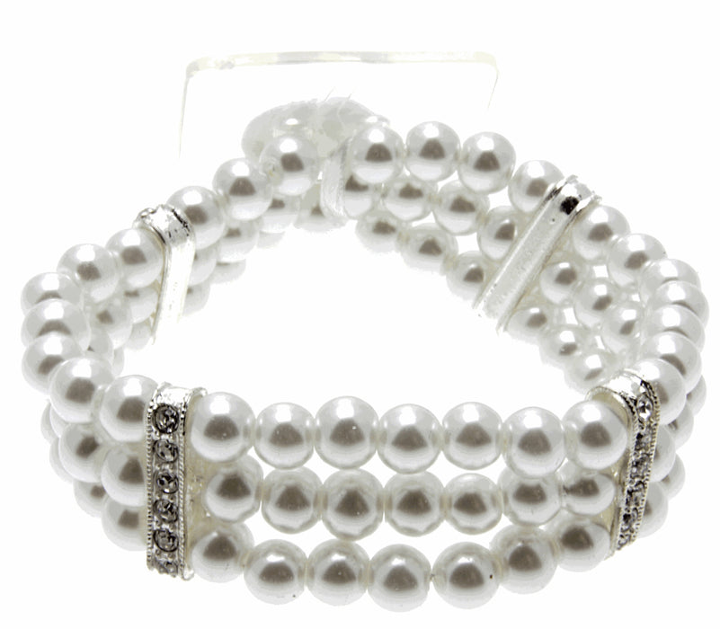 Empress White Corsage Bracelet