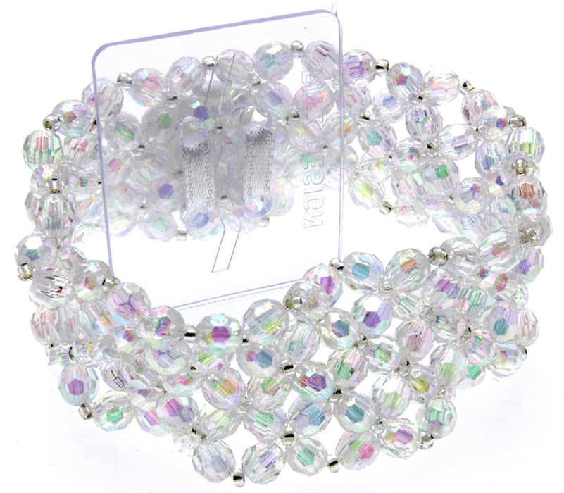 Narrow Classic Bracelet - Clear Iridescent