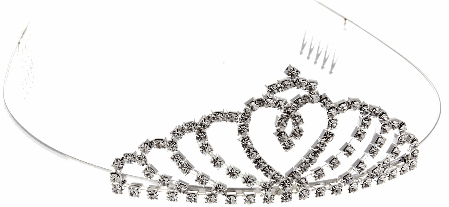 Heart Breaker Tiara - Silver