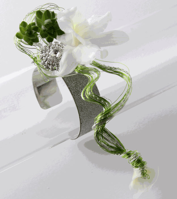 Glimmer Corsage Cuff - Silver