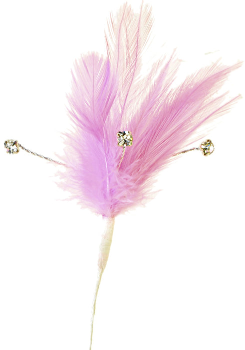 Flutters Feathers - Light Pink (15cm Long, 3 pcs per pack)