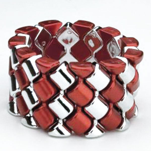 Carnival Flower Bracelet - Red