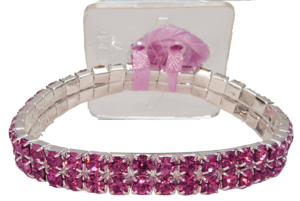 Sophisticated Lady Corsage Bracelet - Purple