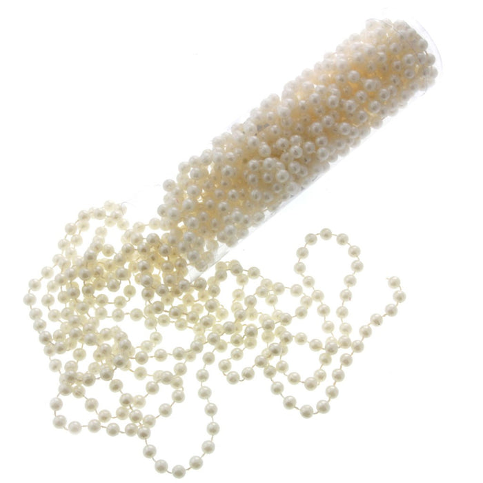 14mm Pearl Bead Chain - Cream (3m)