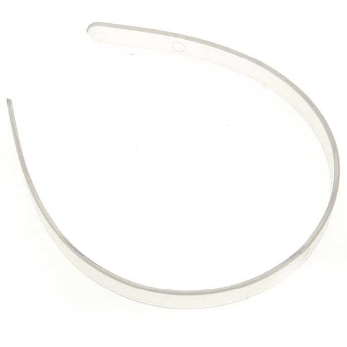 Plastic Headband - Clear (12cm Diameter, 12pcs per pk)