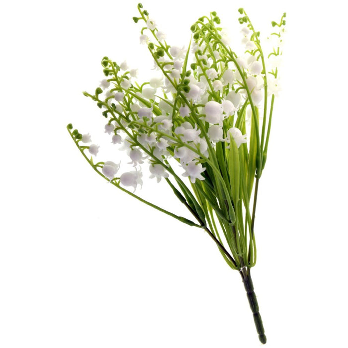 Lily of the Valley Bush - White & Green (25cm Height)