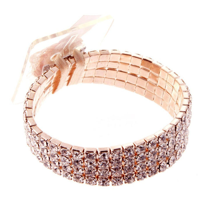 Rock Candy Corsage Bracelet - Rose Gold