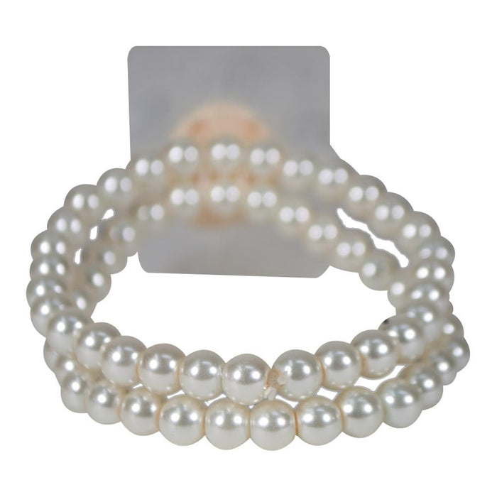 Sweet Pea Corsage Bracelet - Cream (2pcs per pk)