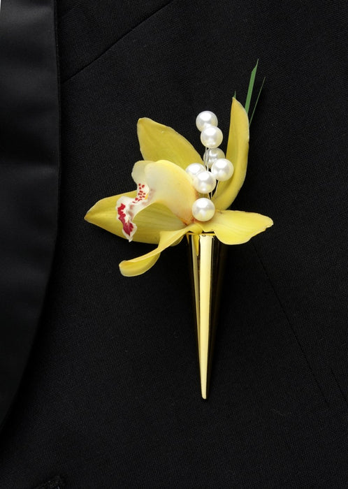 Rock It Buttonhole - Gold