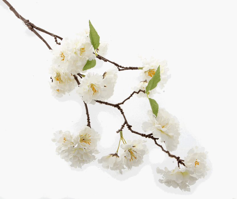 Large Cherry Blossom Spray - Cream (95cm Long)