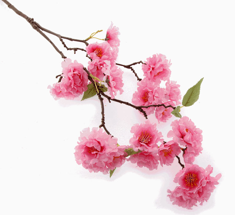 Small Cherry Blossom Spray - Dark Pink (75cm Long)