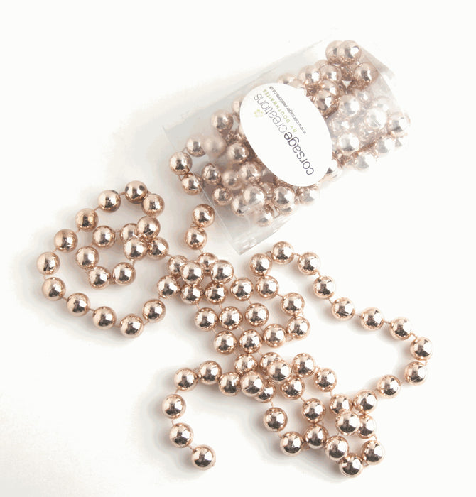 14mm Pearl Bead Chain - Rose Gold (3m)