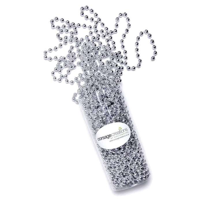 14mm Pearl Bead Chain - Silver (14mm x 3m)