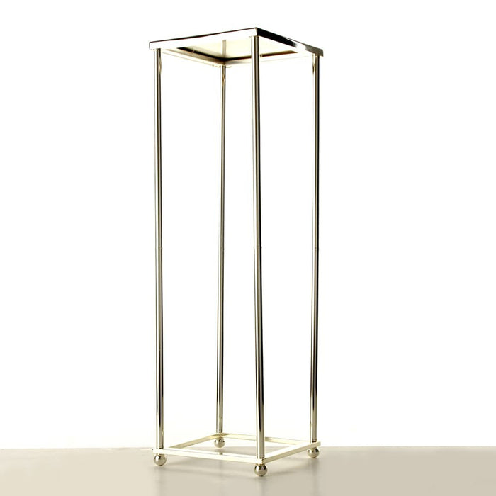 80cm Aurora Plinth - Silver (80cm tall, flat pack)