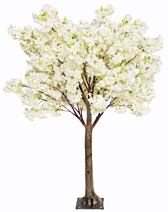 Cherry Blossom Tree - Ivory/White (1.8m tall)