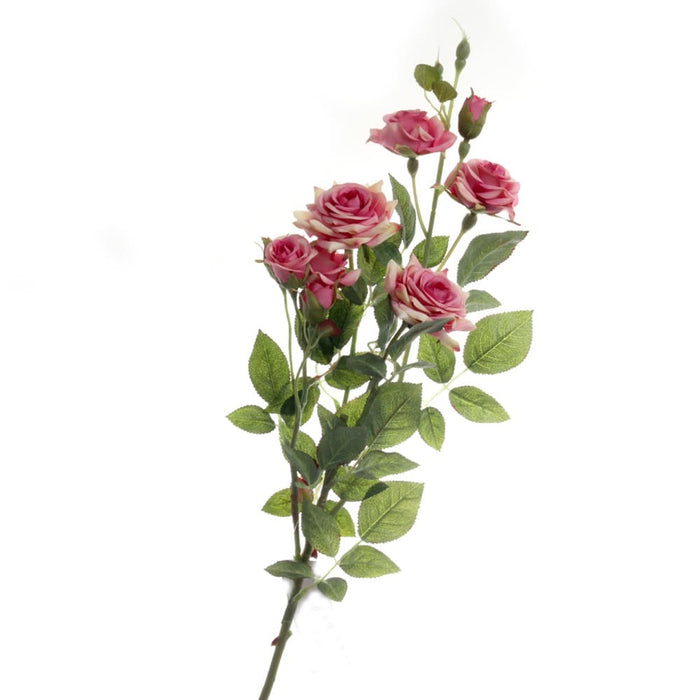 Spray Roses - Pink (84cm long, 9 heads)