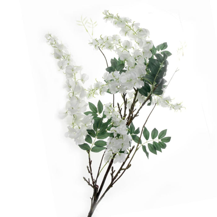 Wisteria Spray - White (110cm long)