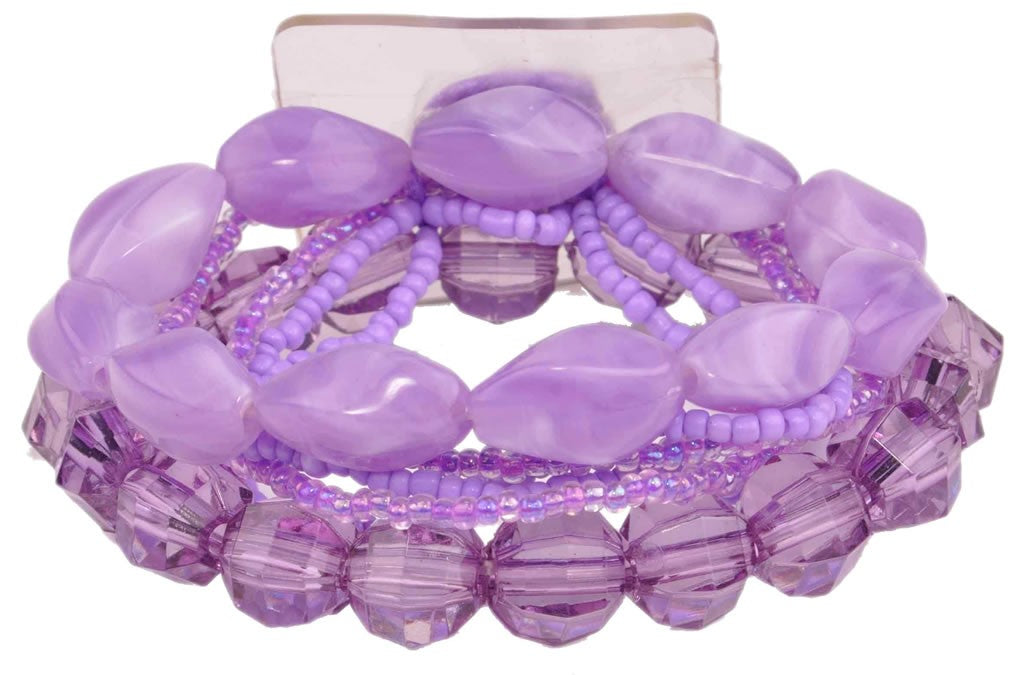 Potpourri Flower Bracelet - Purple