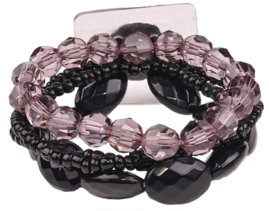 Potpourri Flower Bracelet - Black