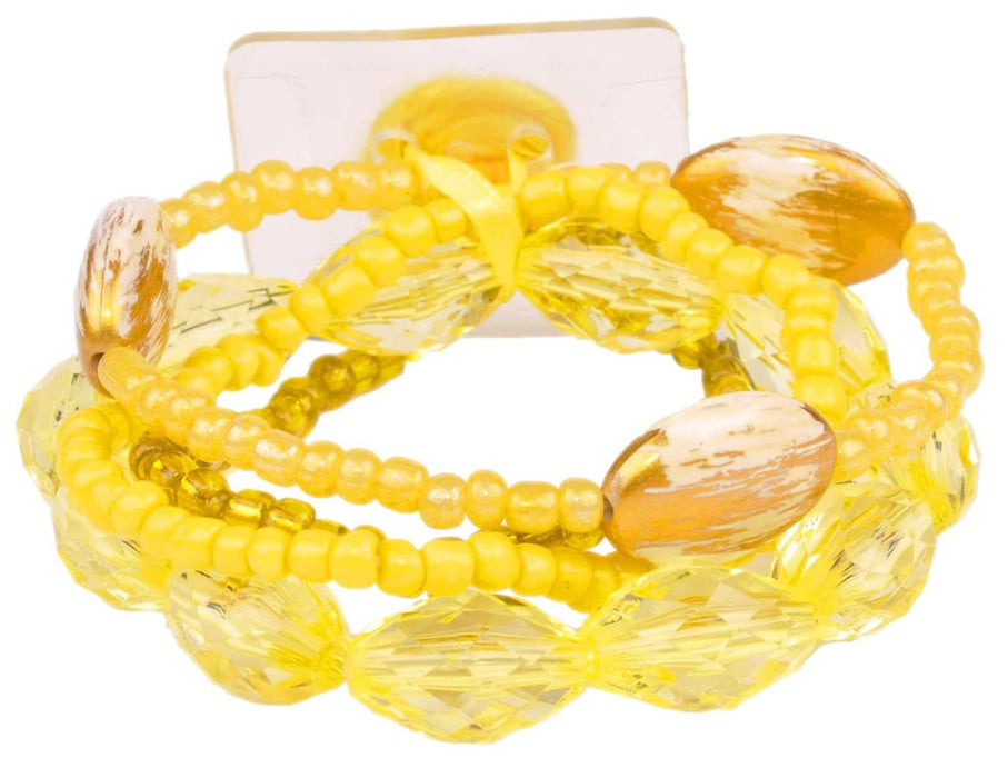 Potpourri Flower Bracelet - Yellow