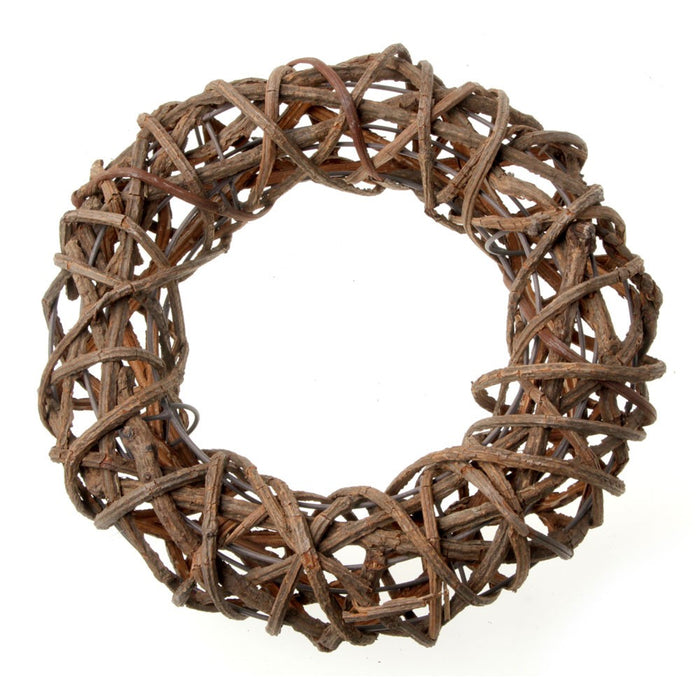 30cm Rattan Wreath - Natural (30cm diameter)