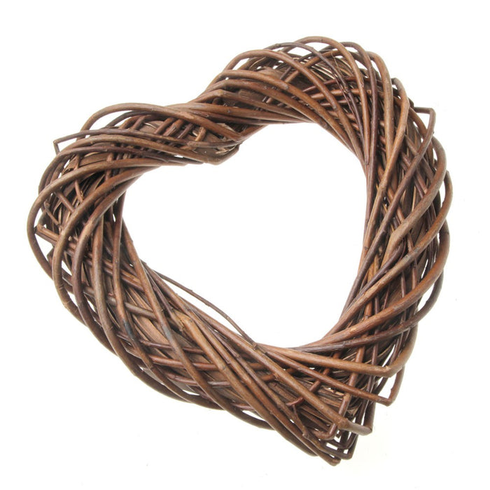 30cm Willow Heart - Natural (30cm long)