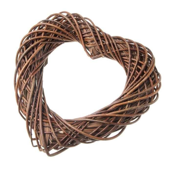 40cm Willow Heart - Natural (40cm long)