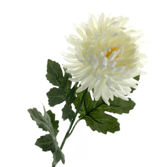 Chrysanthemum Bloom - Ivory (66cm long)