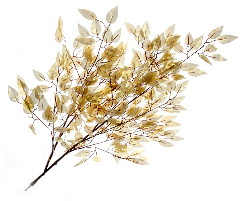 Gold Leaf Branch - Gold (100cm long)