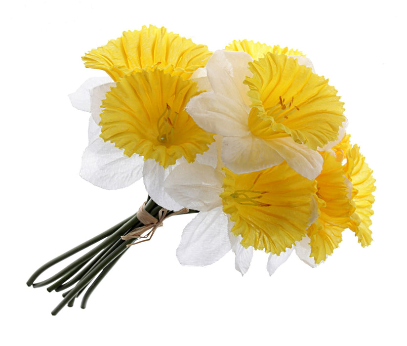 Daffodil Bunch - Yellow (9 heads, 33cm long)