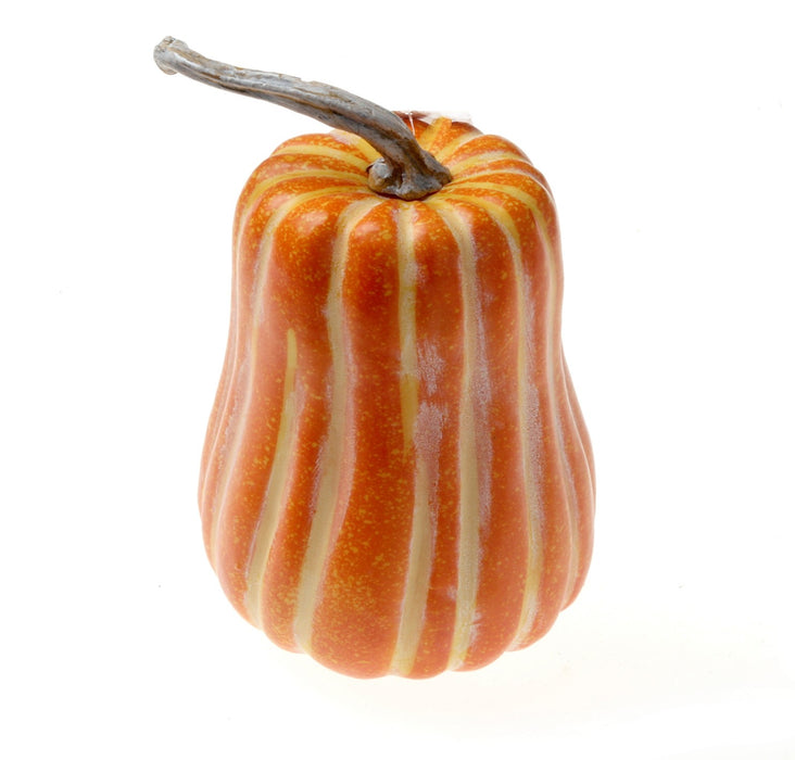 Artificial Butternut Pumpkin - Orange/Yellow (19cm x 30.5cm)