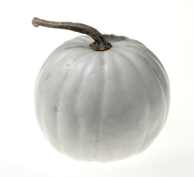 Large Artificial Valenciano Pumpkin - White (31.5cm x 40.5cm)