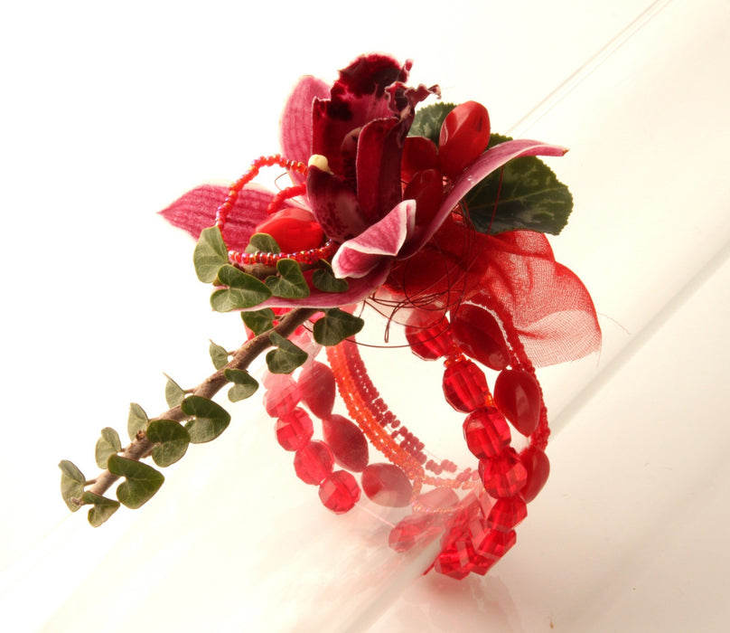 Potpourri Corsage Bracelet - Red