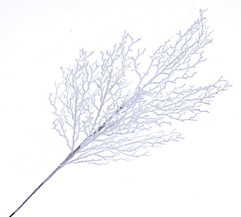 Snowy Branch - White (70cm long)