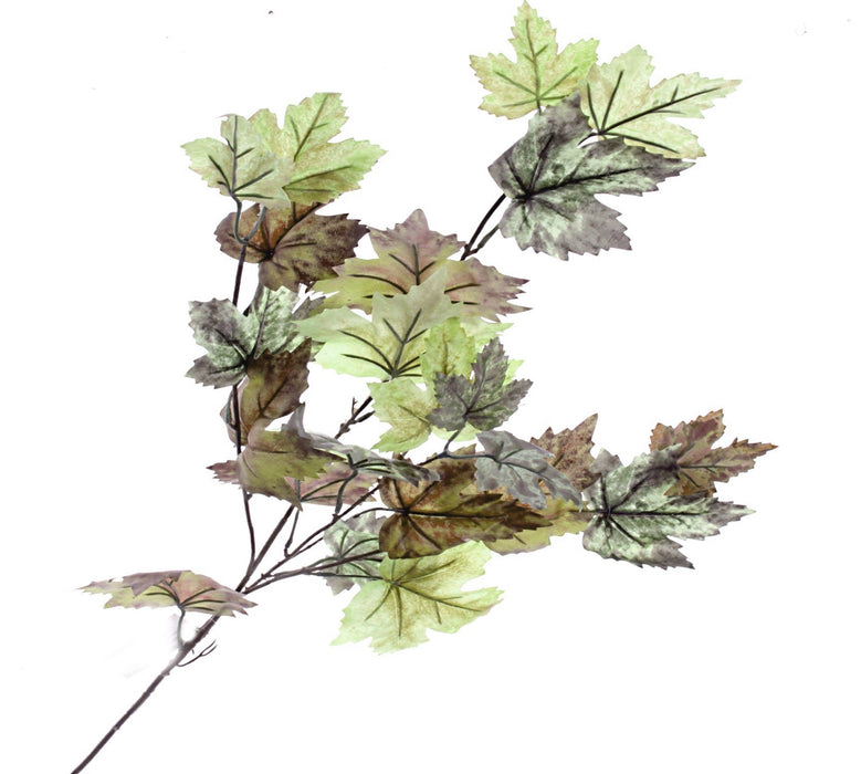 Maple Leaf Spray - Brown/Green/Yellow (96cm long)