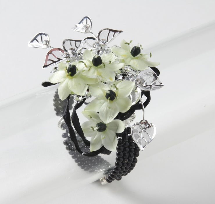 Lauren Corsage Bracelet - Black