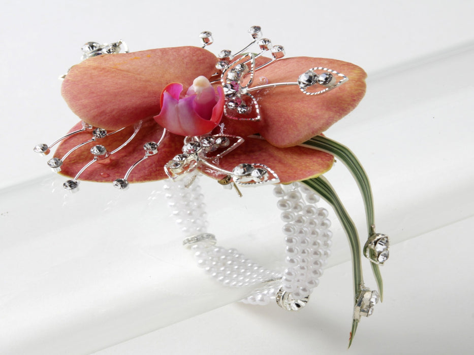 Lauren Corsage Bracelet - White