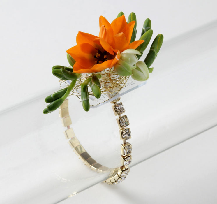 Blingzz Corsage Bracelet - Gold